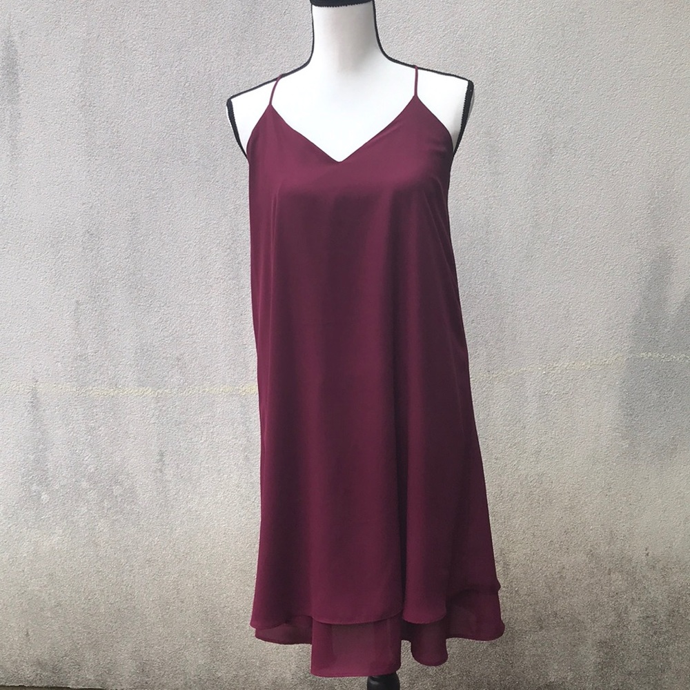 Nymphe maroon dress small